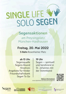 2022 Segenstag Single Life Solo Segen Plakat